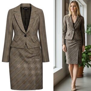 NINE WEST Two Piece Skirt Suit Set